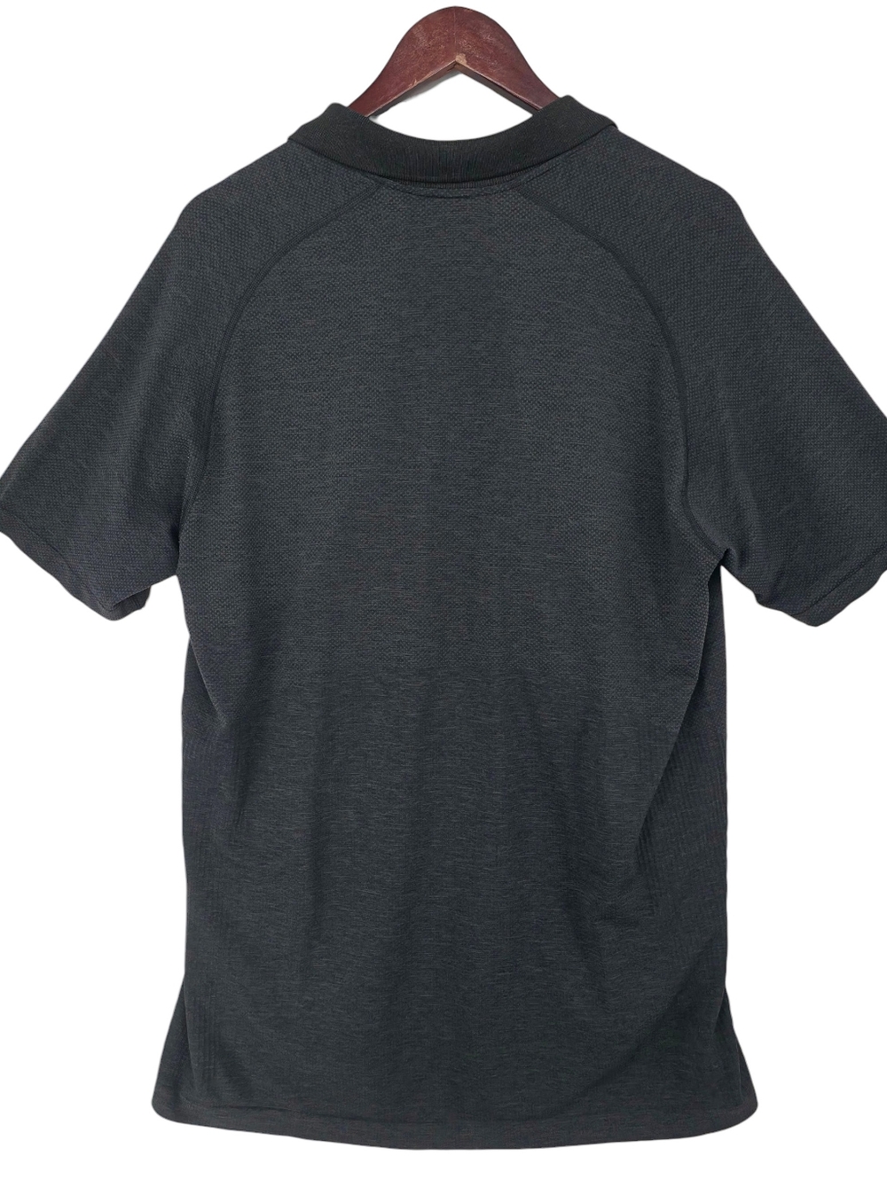 Lululemon Mens Polo Shirt XL Black Stretch Performance Golf Athletic Casual - Picture 6 of 10